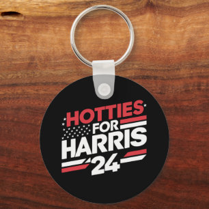 Hotties For Harris 24 Key Ring