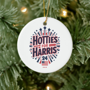 Hotties for Harris Ceramic Tree Decoration