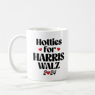Hotties for Harris Walz Coffee Mug