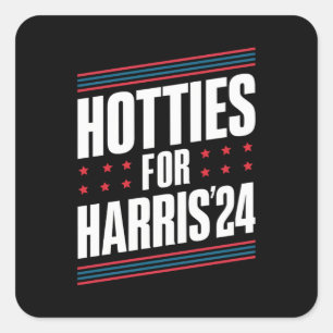 Hotties For Kamala Harris 2024 Square Sticker