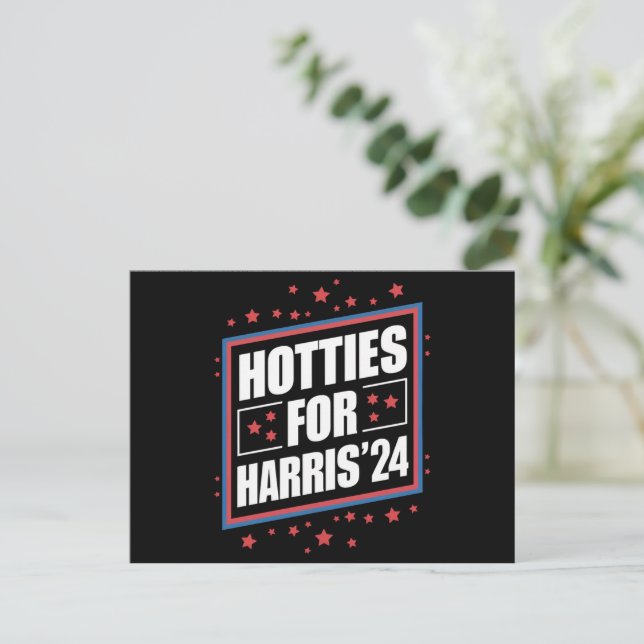 Hotties For Kamala Harris  Postcard (Standing Front)