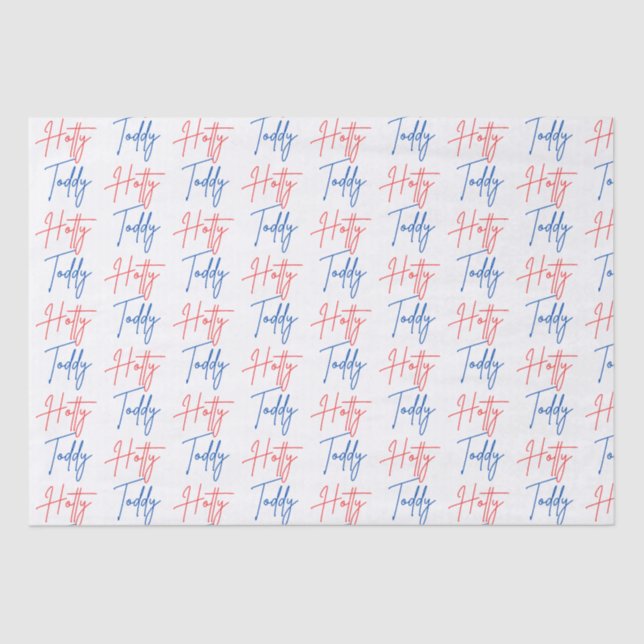 Hotty Toddy Tissue Paper, Ole Miss Tissue Paper (Front)