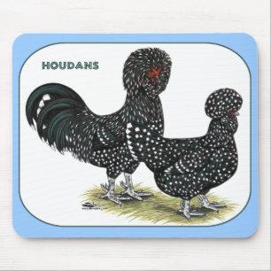 Houdan Chickens Mouse Mat