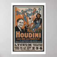 Houdini - Do Spirits Return? Poster