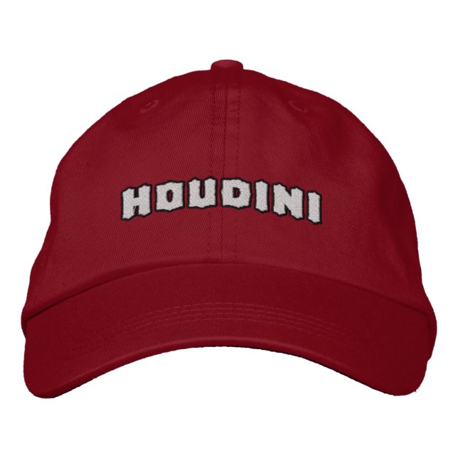 Houdini Handcuff King Embroidered Hat (Front)