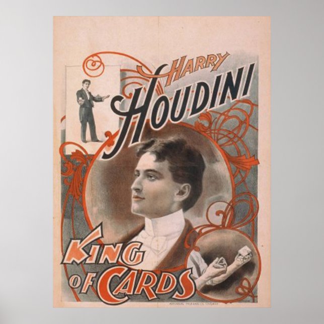 Houdini King of Cards Poster (Front)