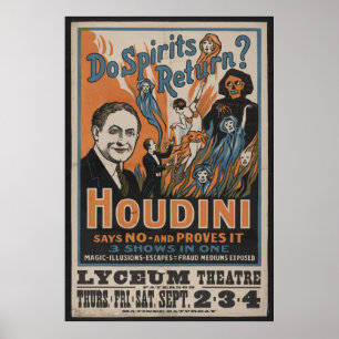 Houdini Spirits Poster