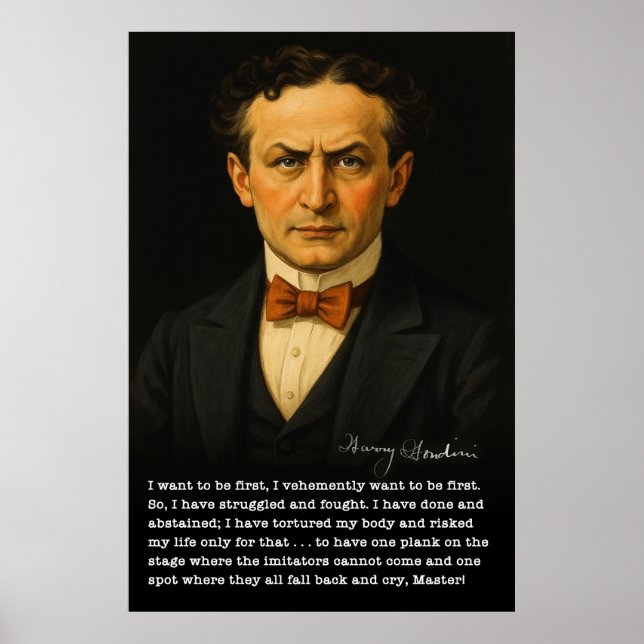 Houdini: The Obsession to Be First Poster (Front)