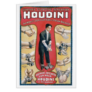 Houdini ~ Vintage Handcuff Escape Artist