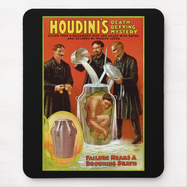 Houdini's Death-Defying Mystery Mouse Mat (Front)