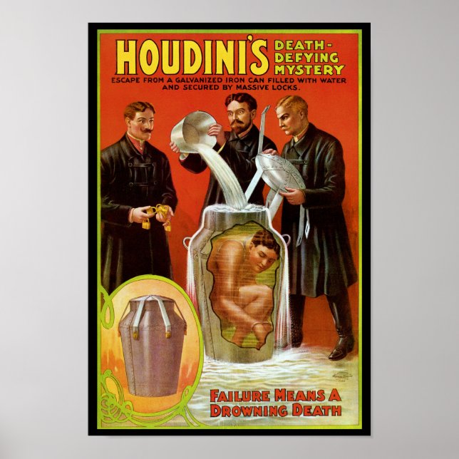 Houdini's Death-Defying Mystery Poster (Front)