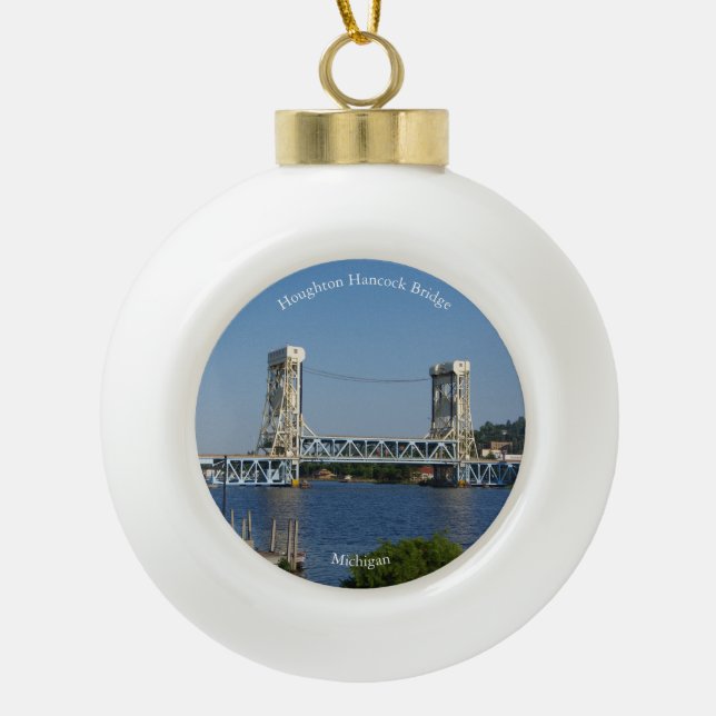 Houghton Hancock Bridge ornament (Front)