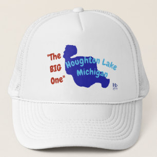 Houghton Lake, Michigan Trucker Hat