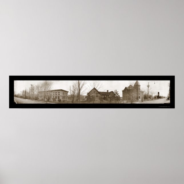 Houghton MI College Photo 1910 Poster (Front)