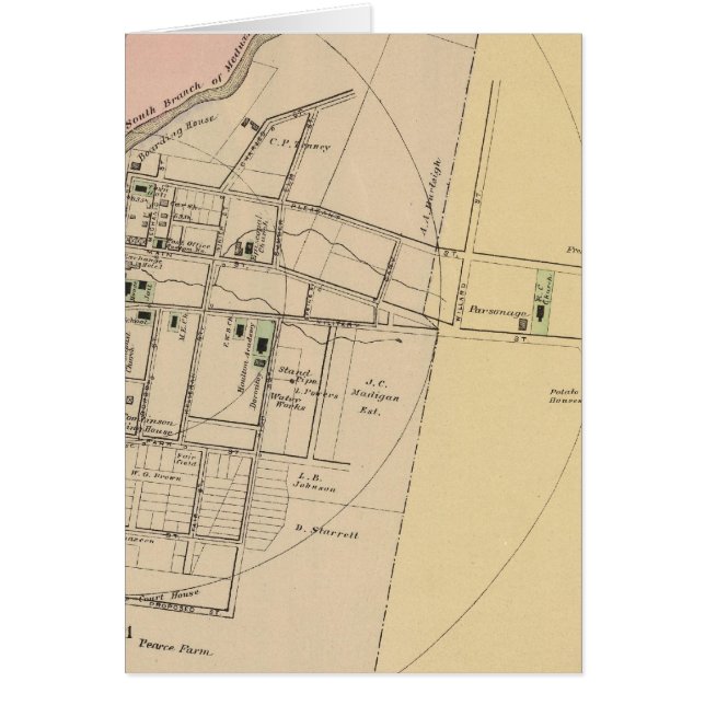 Houlton, Aroostook County Map (Front)