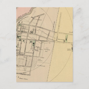 Houlton, Aroostook County Map Postcard