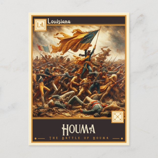 Houma, Louisiana  | Vintage Postcard (Front)