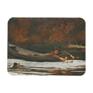 Hound and Hunter, 1892 (oil on canvas) Magnet