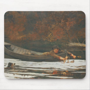 Hound and Hunter, 1892 (oil on canvas) Mouse Mat