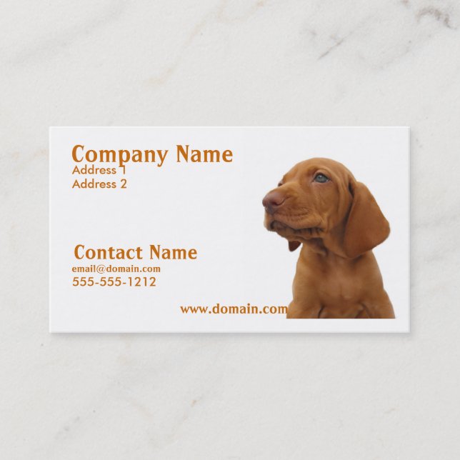 Hound Business Card (Front)