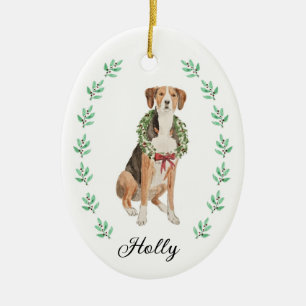 Hound Christmas Ornament