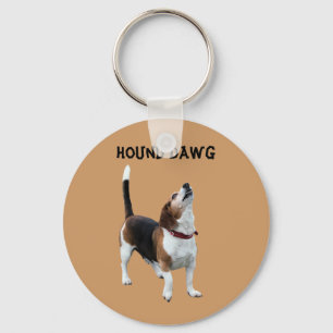 Hound Dawg Beagle Funny Dog Keychain