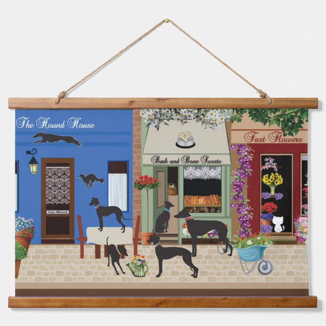 Hound Day Out Hanging Tapestry (Front)