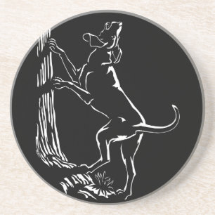 Hound Dog Art Drink Coasters Hunting Dog Coasters
