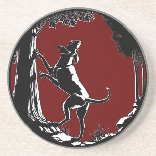 Hound Dog Art Drink Coasters Hunting Dog Coasters