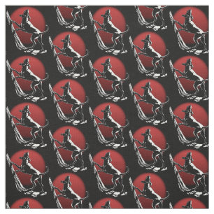 Hound Dog Art Fabric Fabric Hunting Dog Pattern