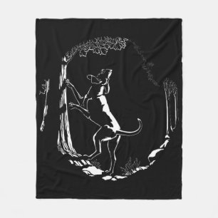 Hound Dog Blanket Coonhound Hunting Dog Blanket