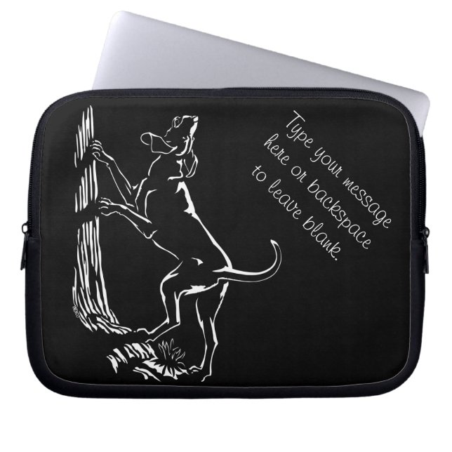 Hound Dog Case Hunting Dog Laptop Sleeve (Front)