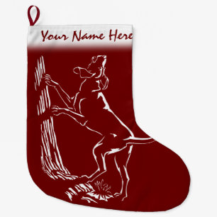 Hound Dog Christmas Stocking Dog Lover Stockings