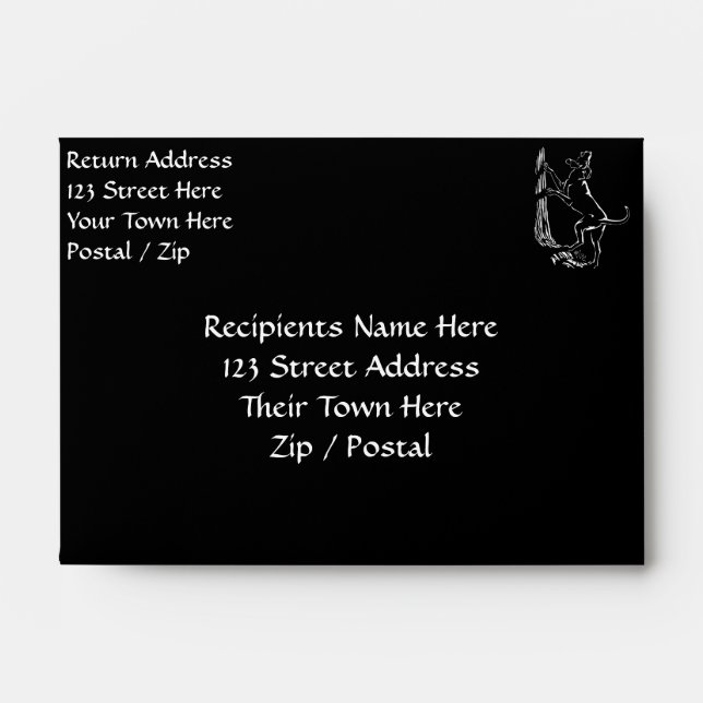 Hound Dog Envelopes Personalise Dog Lover Envelope (Front)