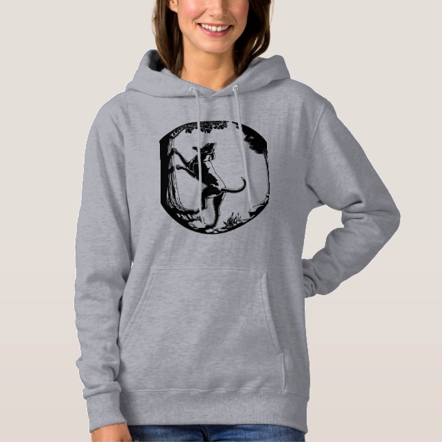 Hound Dog Hoodie Women's Hunting Dog Hooded Shirts (Front)