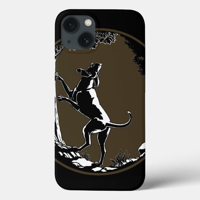 Hound Dog iPad Case Hunting Dog Art iPad Case (Back)