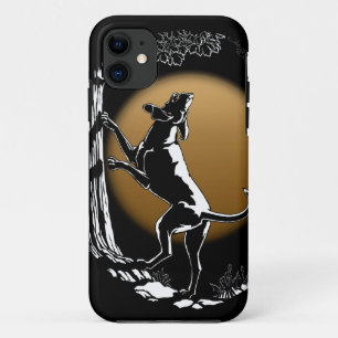 Hound Dog iPhone Cases Hunting Dog Art Case