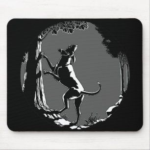 Hound Dog Mousepad Hunting Dog Art Gifts & Decor