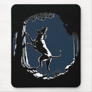 Hound Dog Mousepad Hunting Dog Art Gifts & Decor