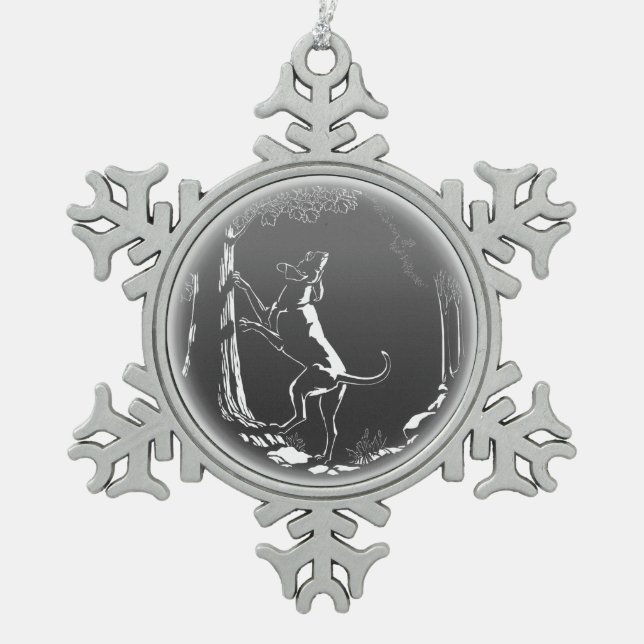 Hound Dog Ornament Hunting Dog Art Decoration (Front)