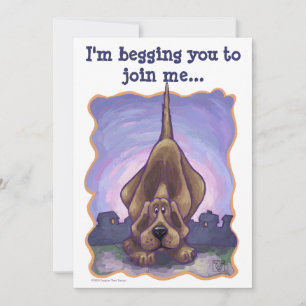 Hound Dog Party Centre Invitation