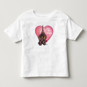Hound Dog Valentine's Day Toddler T-Shirt