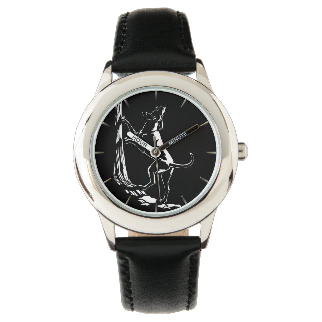 Hound Dog Watch Stylish Dog Lover Wrist Watch (Front)