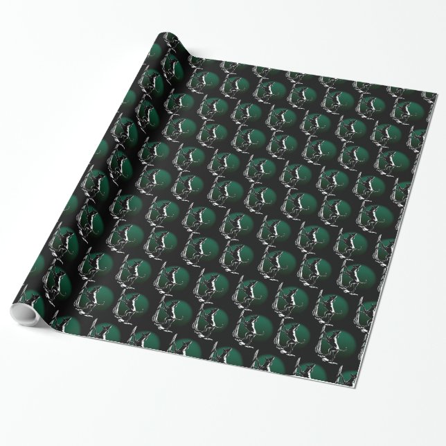 Hound Dog Wrapping Paper Hunting Dog Gift Paper (Unrolled)