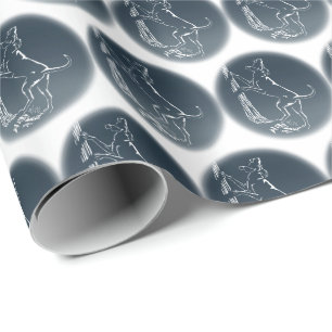 Hound Dog Wrapping Paper Hunting Dog Gift Paper