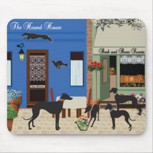 Hound on the Town  Mouse Mat