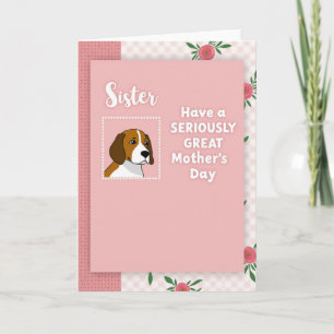 Hound Sisters Day Greeting Card