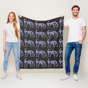 Hounds Fleece Blanket Throw