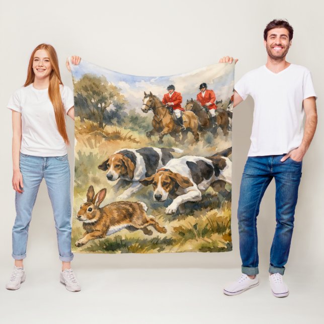 Hounds & Hare  Fleece Blanket (In Situ)