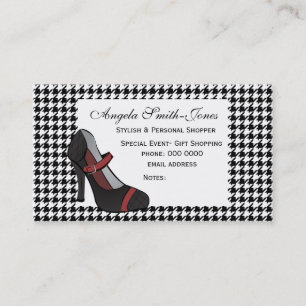 Hounds-tooth Heel! Business Card
